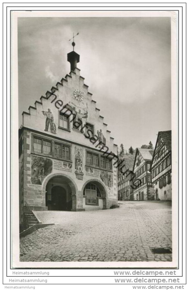 Schiltach - Rathaus - Foto-AK - Schiltach