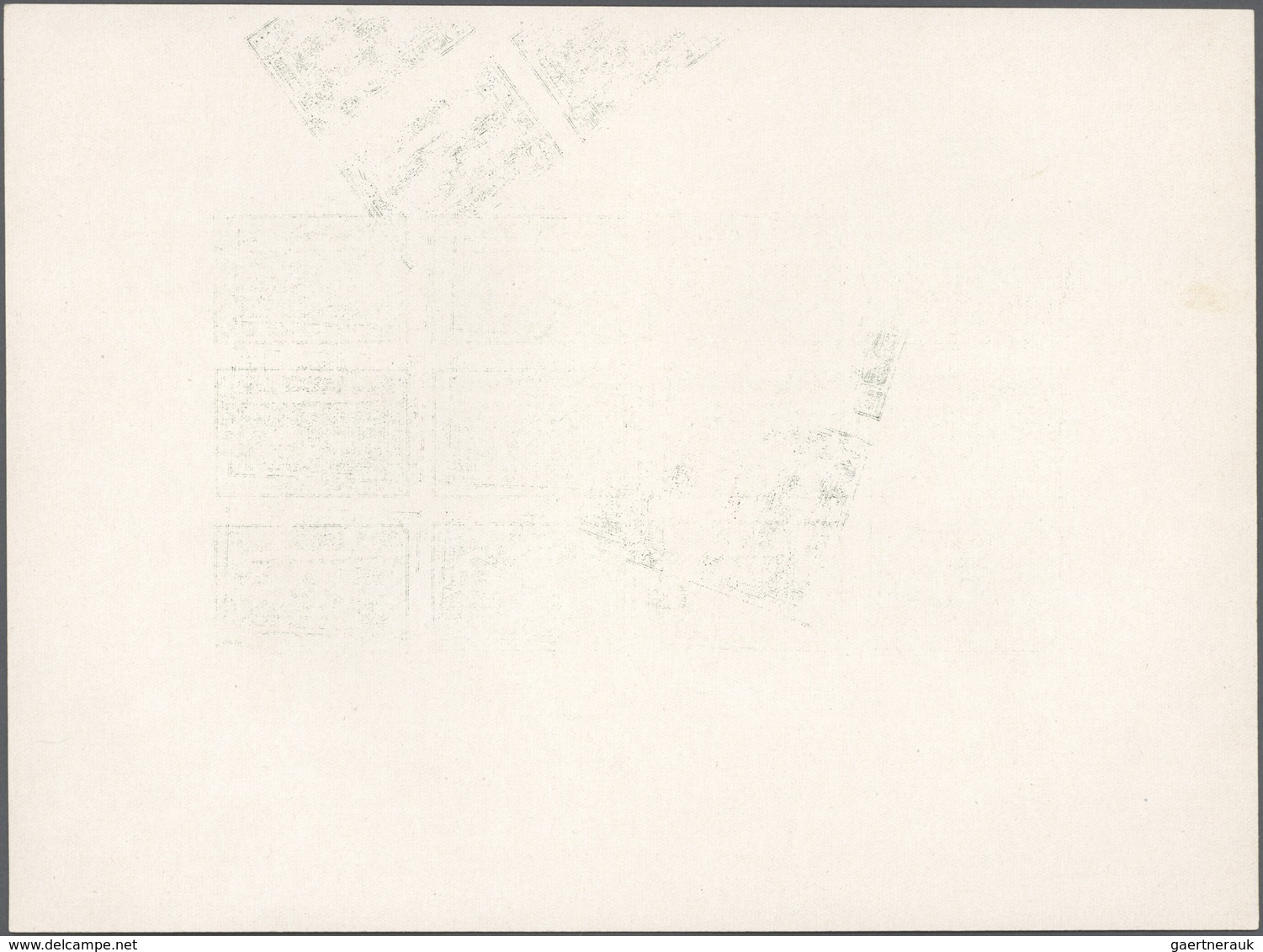 Afghanistan: 1932: "National Assembly", 6 Imperforated, Ungummed Sheets Of Proofs, Each Sheet With 1 - Afghanistan