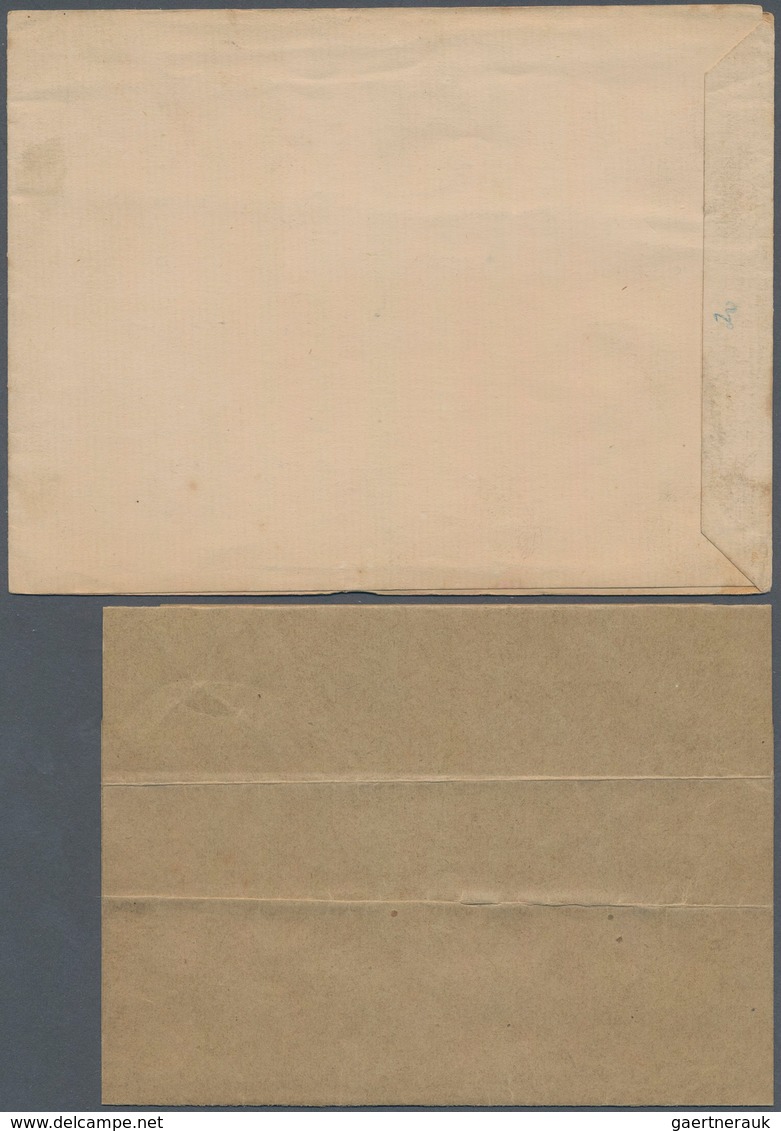 China - Shanghai: 1893/97, Stationery Wrappers 1/2 C., 1 C. And 2 C. All Commercially Used Within Sh - Other & Unclassified