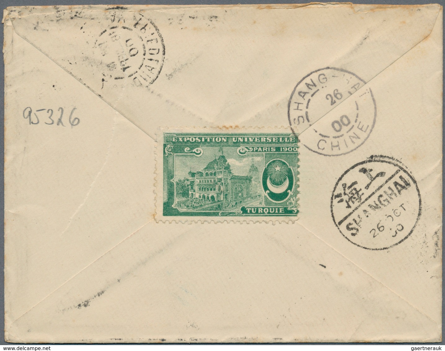 China - Incoming Mail: 1900, France, 25 C. Tied "PARIS 42 6 SEPT 00" To German Navy Squadron In Chin - Autres & Non Classés