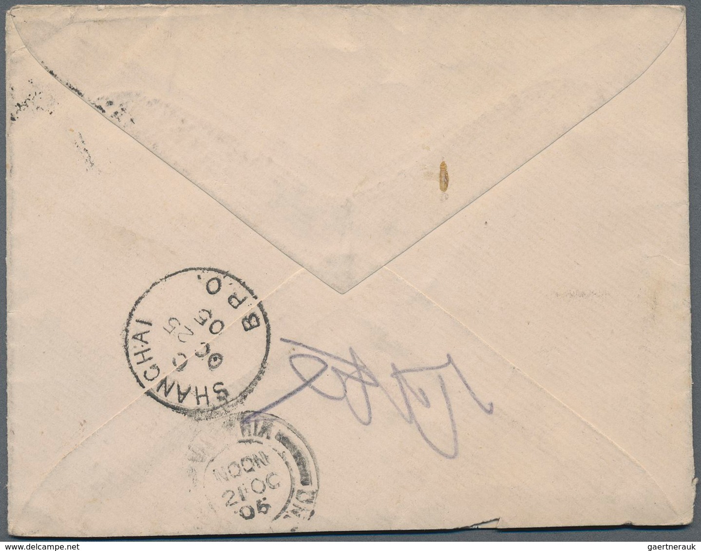 China - Besonderheiten: 1905, Letter Franked With 1/2 And 2 D New Southwales Tied By "SYDNEY" Cds Se - Sonstige & Ohne Zuordnung