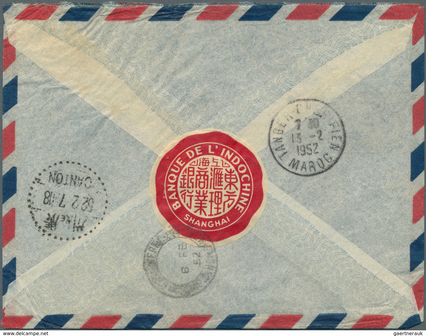 China - Volksrepublik: 1950/53, Five Air Mail Covers With Tien An Men Issues Inc. Four Registered To - Autres & Non Classés
