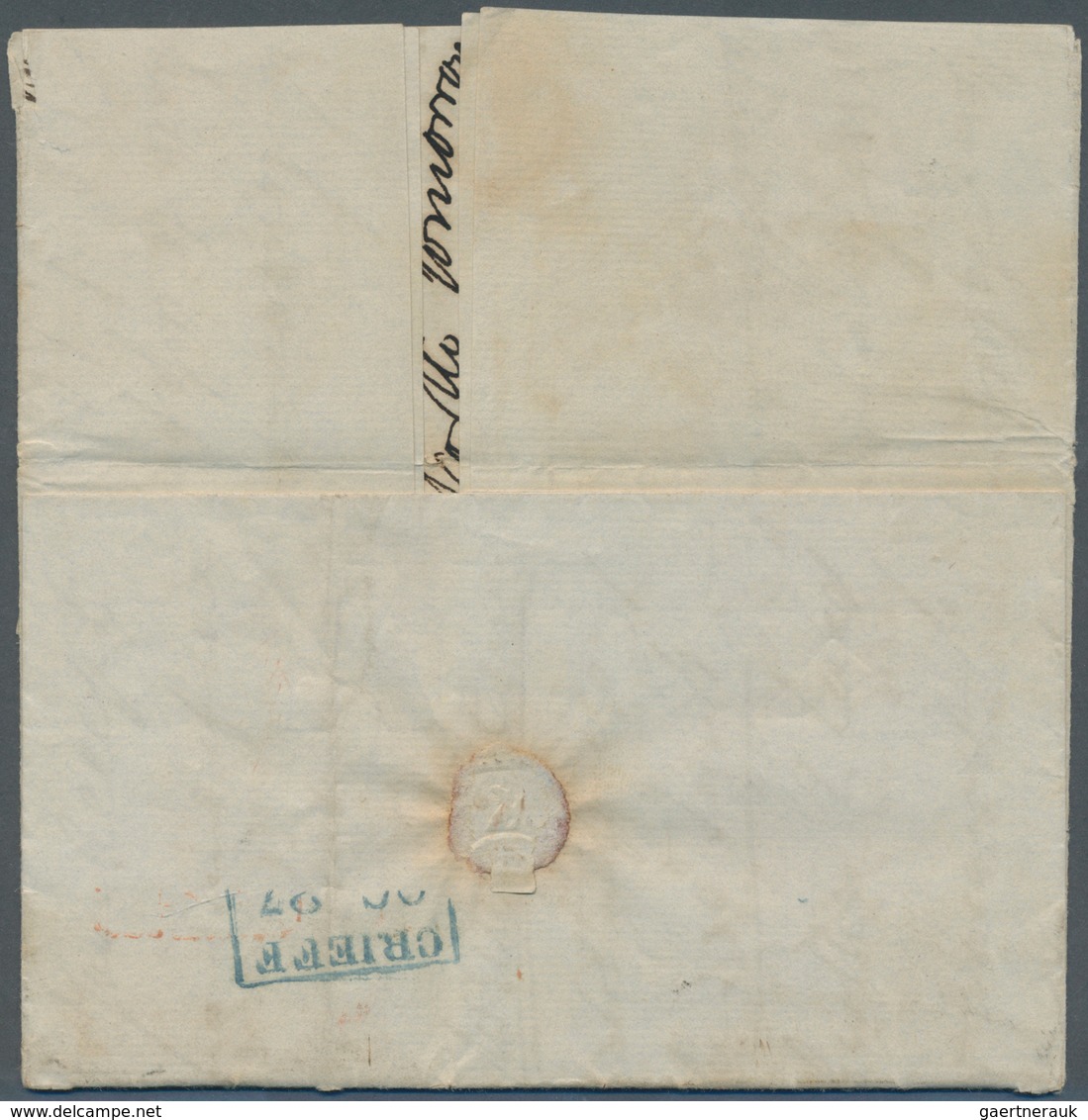 Hongkong: 1845. Stampless Envelope Written From Hong Kong Dated '3rd August 1845' Addressed To Scotl - Sonstige & Ohne Zuordnung