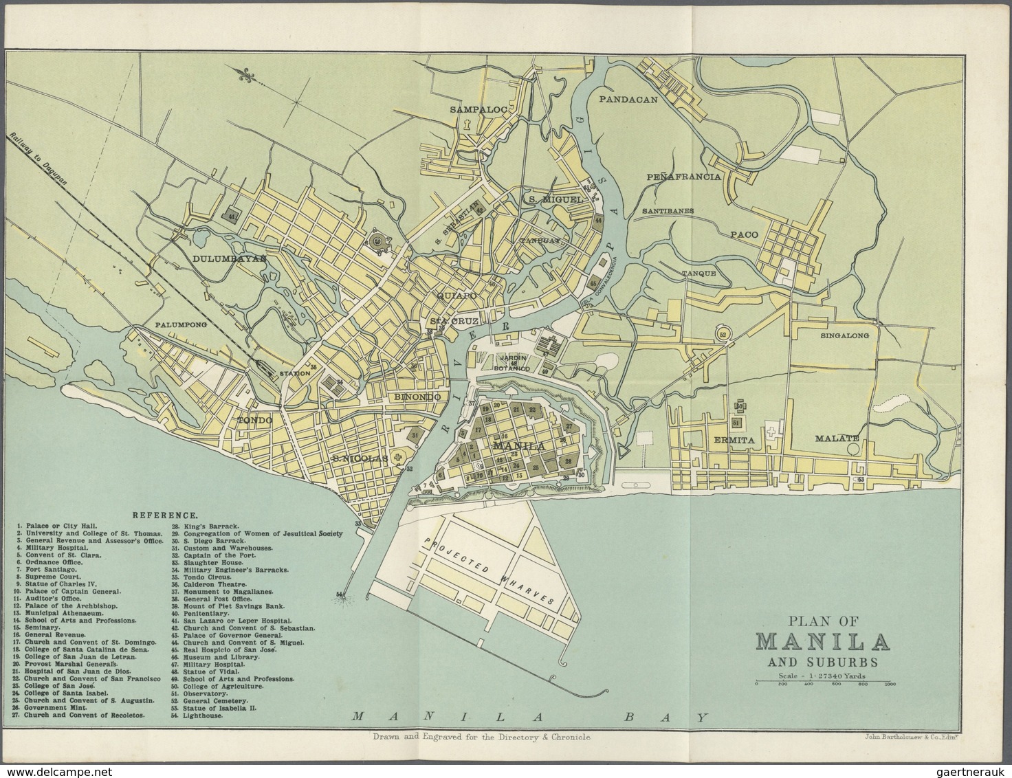 Hongkong - Besonderheiten: 1910 (approx), Colour Maps "City Of Victoria (Hongkong)", "Manila And Sub - Autres & Non Classés