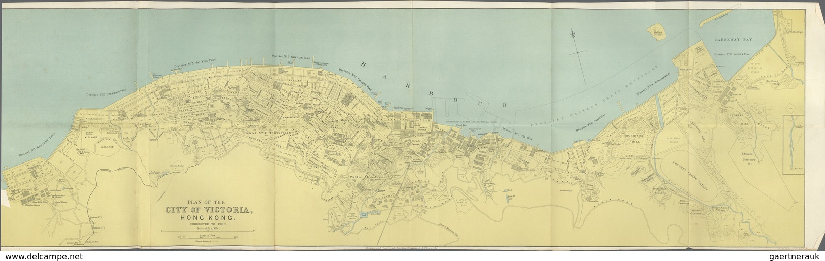 Hongkong - Besonderheiten: 1910 (approx), Colour Maps "City Of Victoria (Hongkong)", "Manila And Sub - Autres & Non Classés