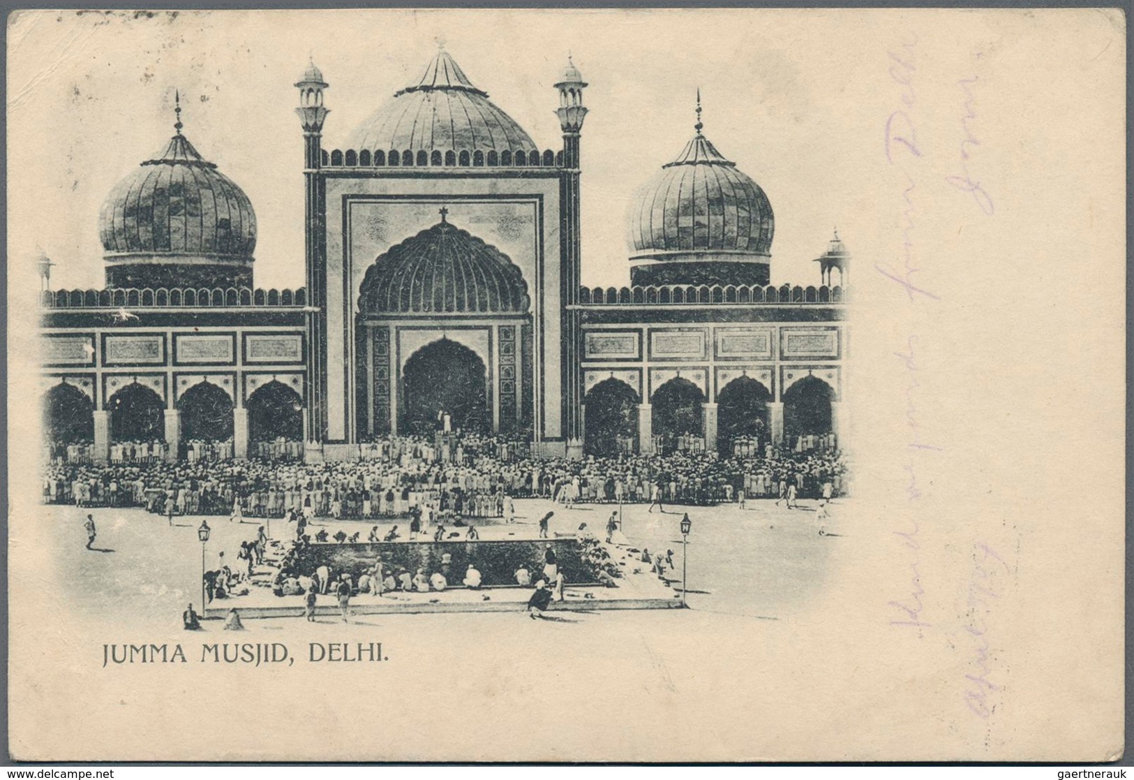 Indien: 1904 Special Cancellation "MAIDEN'S HOTEL CORONATION DURBAR DELHI" Cds On Picture Postcard ( - 1852 Provinz Von Sind