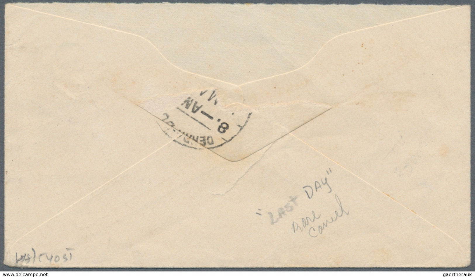 Indien - Used Abroad: ADEN-DTHALI 1907 (14 Mar): Indian KEVII. Postal Stationery Envelope ½a. Green - Autres & Non Classés