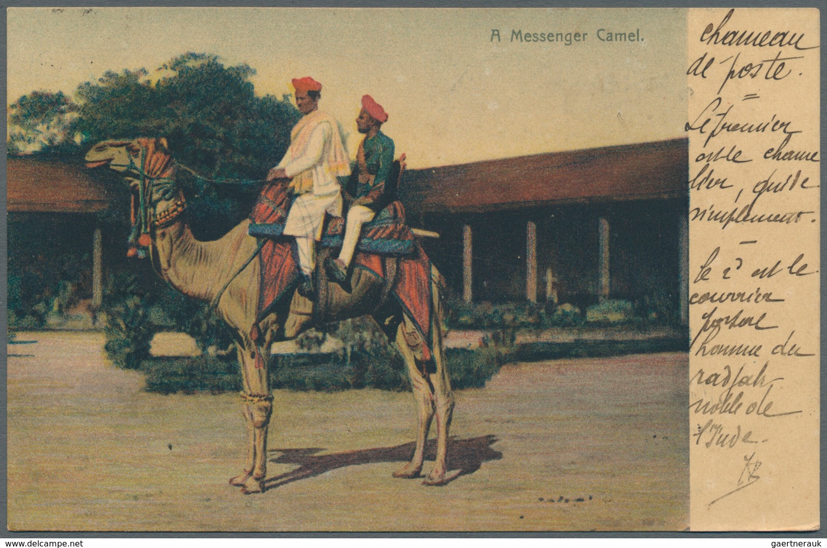 Indien - Used Abroad: PERSIA, 1906. Registered Picture Post Card Of 'Hindu Woman’ Addressed To Belgi - Autres & Non Classés