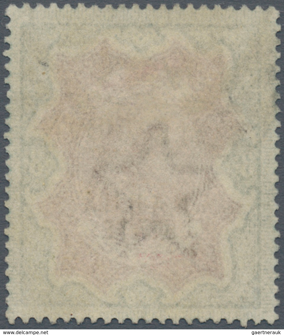 Indien - Konventionalstaaten: NABHA 1897 QV 3r. Brown & Green, Used And Cancelled By Squared "NABHA - Autres & Non Classés