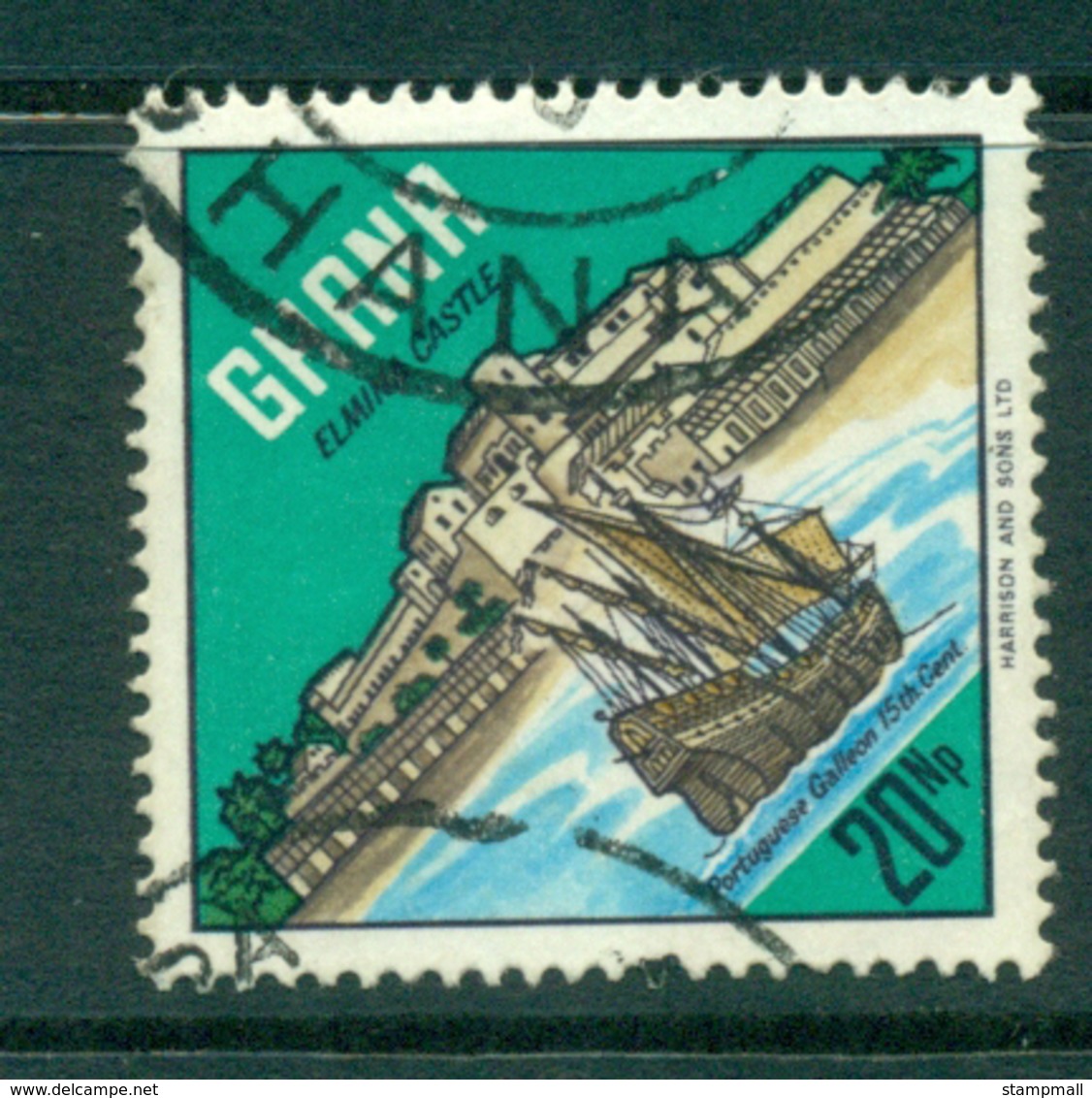 Ghana 1976 20np Castle Galleon FU Lot29277 - Ghana (1957-...)