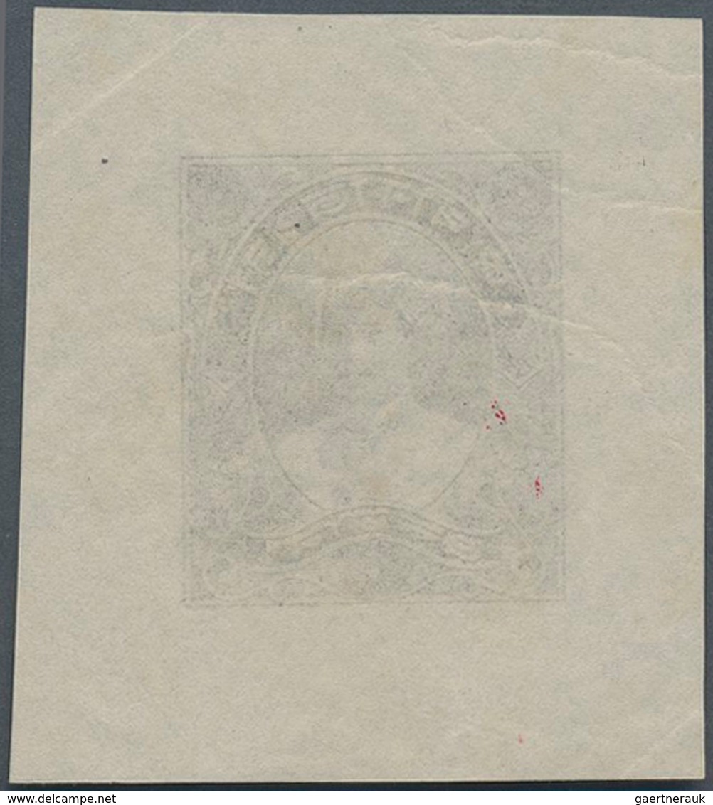 Indien - Feudalstaaten: TRIPURA STATE Revenue 1935: Single Die Proof Of Revenue Stamp 1a., K&M Type - Autres & Non Classés