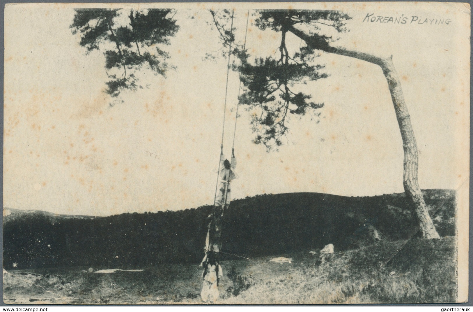 Japanische Post In Korea: 1883, UPU Koban 2 Sen (2) Tied Native Bisected "Kankoku Fusan 38.8.10" (Au - Militärpostmarken