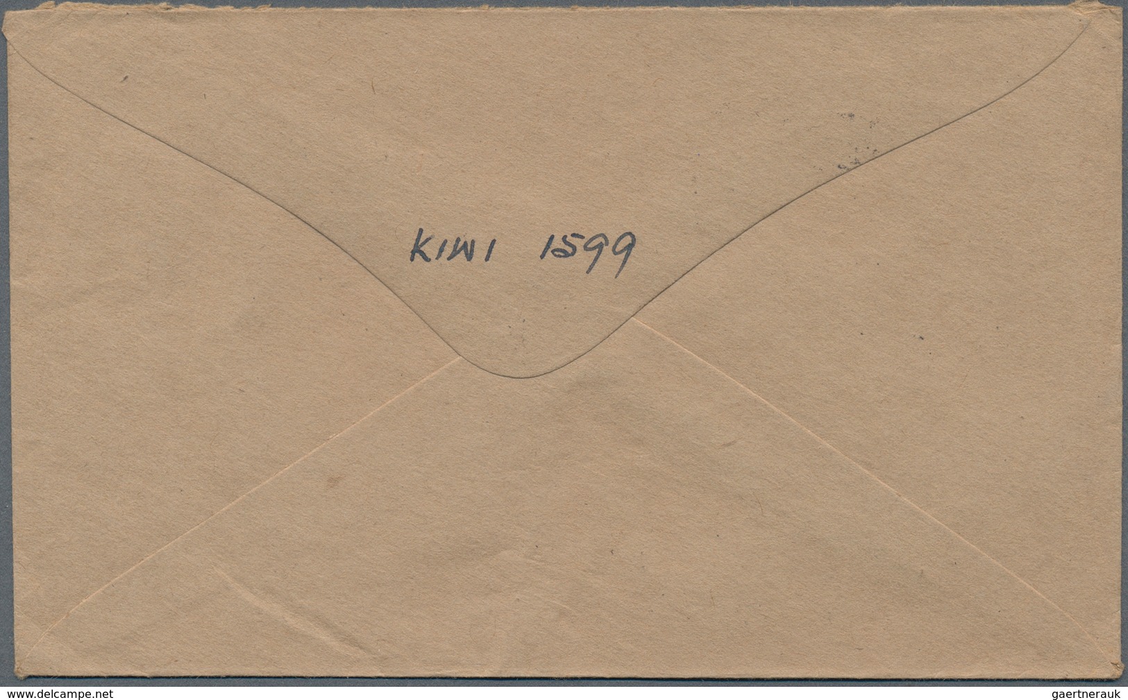 Labuan: 1946 (24 Dec) Christmas Cover Addressed To New Zealand, Franked By North Borneo BMA 1c., 2c. - Sonstige & Ohne Zuordnung