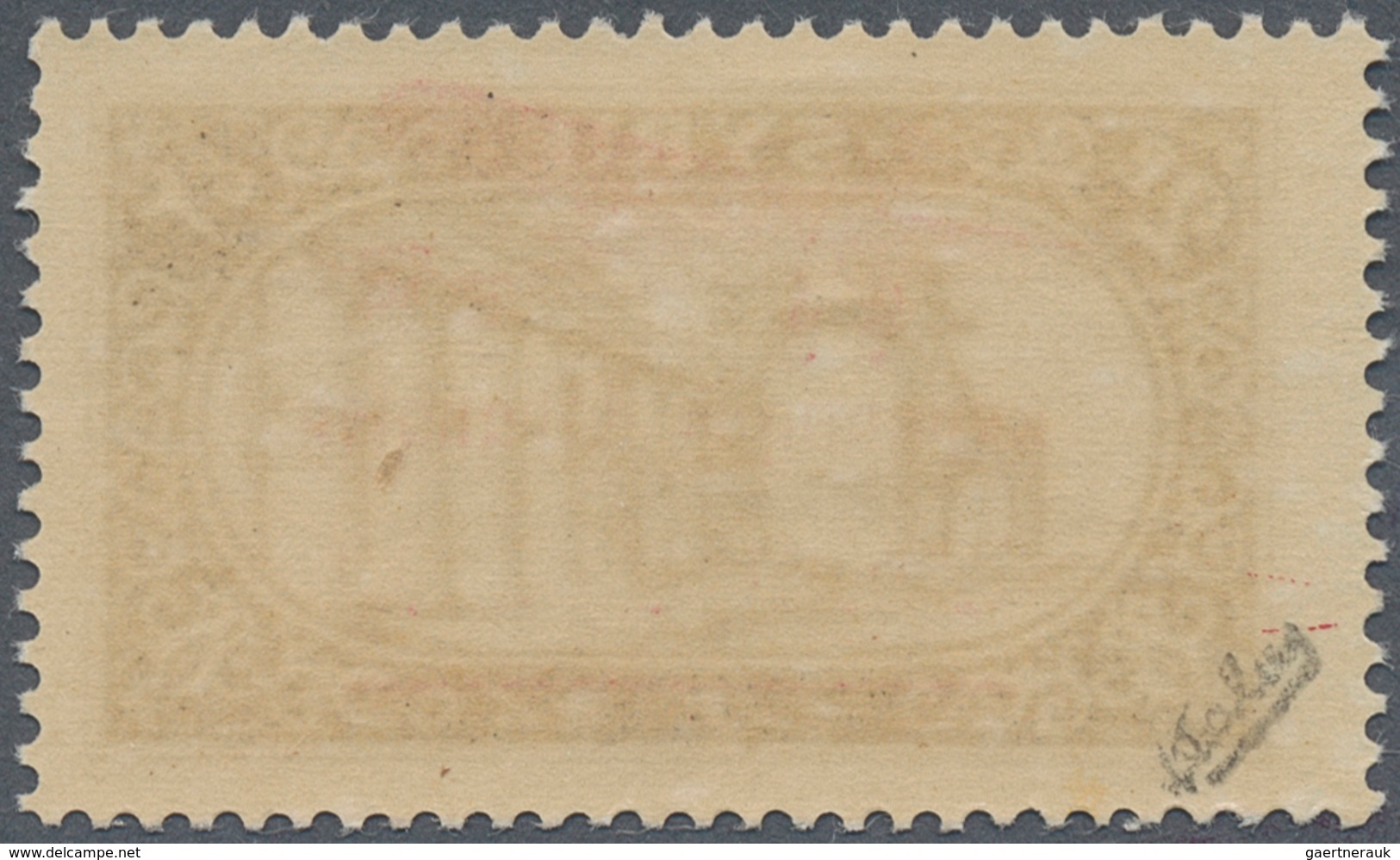 Libanon: 1928, Airmails, 2pi. Brown, Mistakenly Overprinted Syria Stamp, Unmounted Mint (natural Dul - Libanon