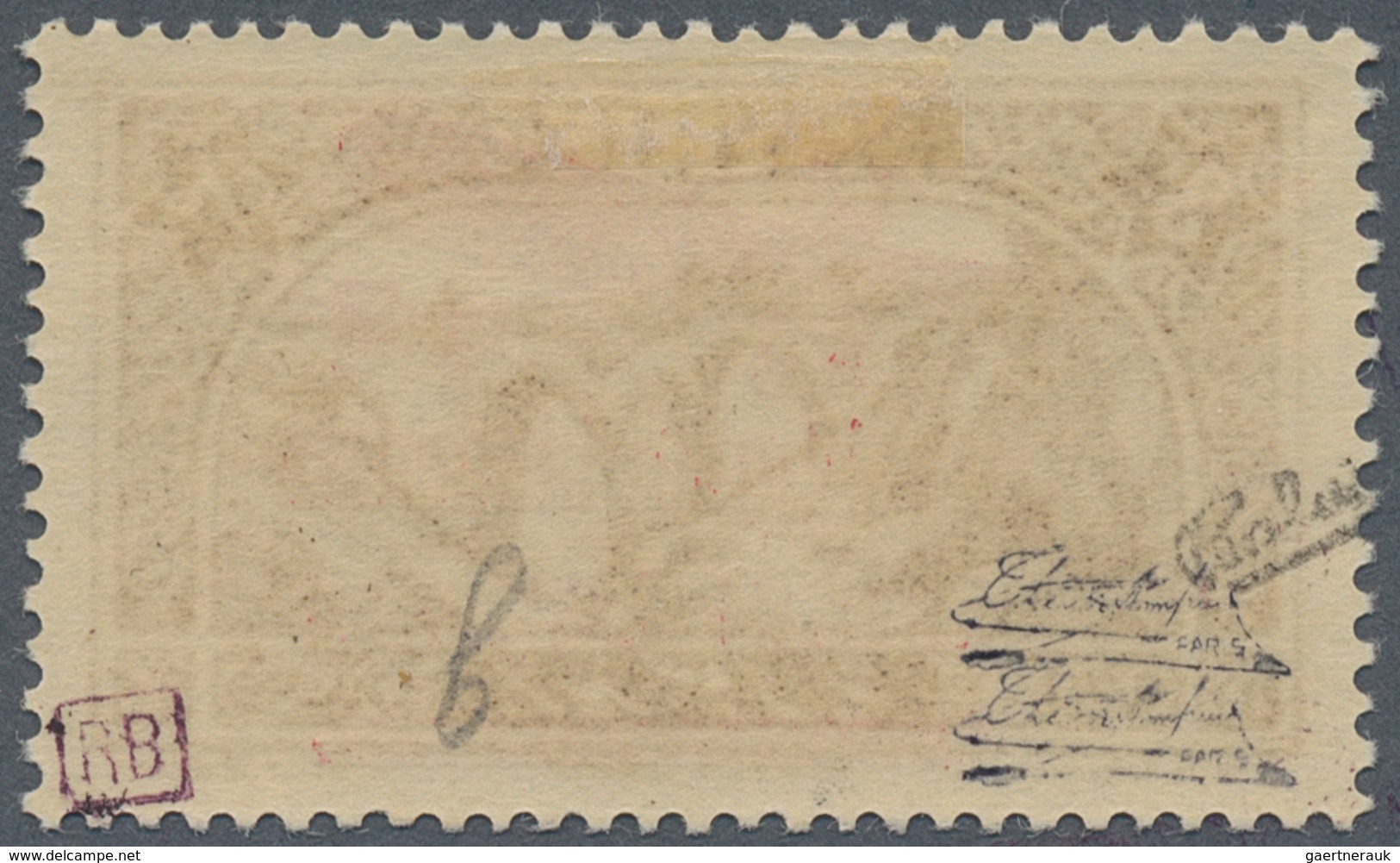 Libanon: 1928, Airmails, 3pi. Brown, Mistakenly Overprinted Syria Stamp, Mint O.g. With Hinge Remnan - Liban