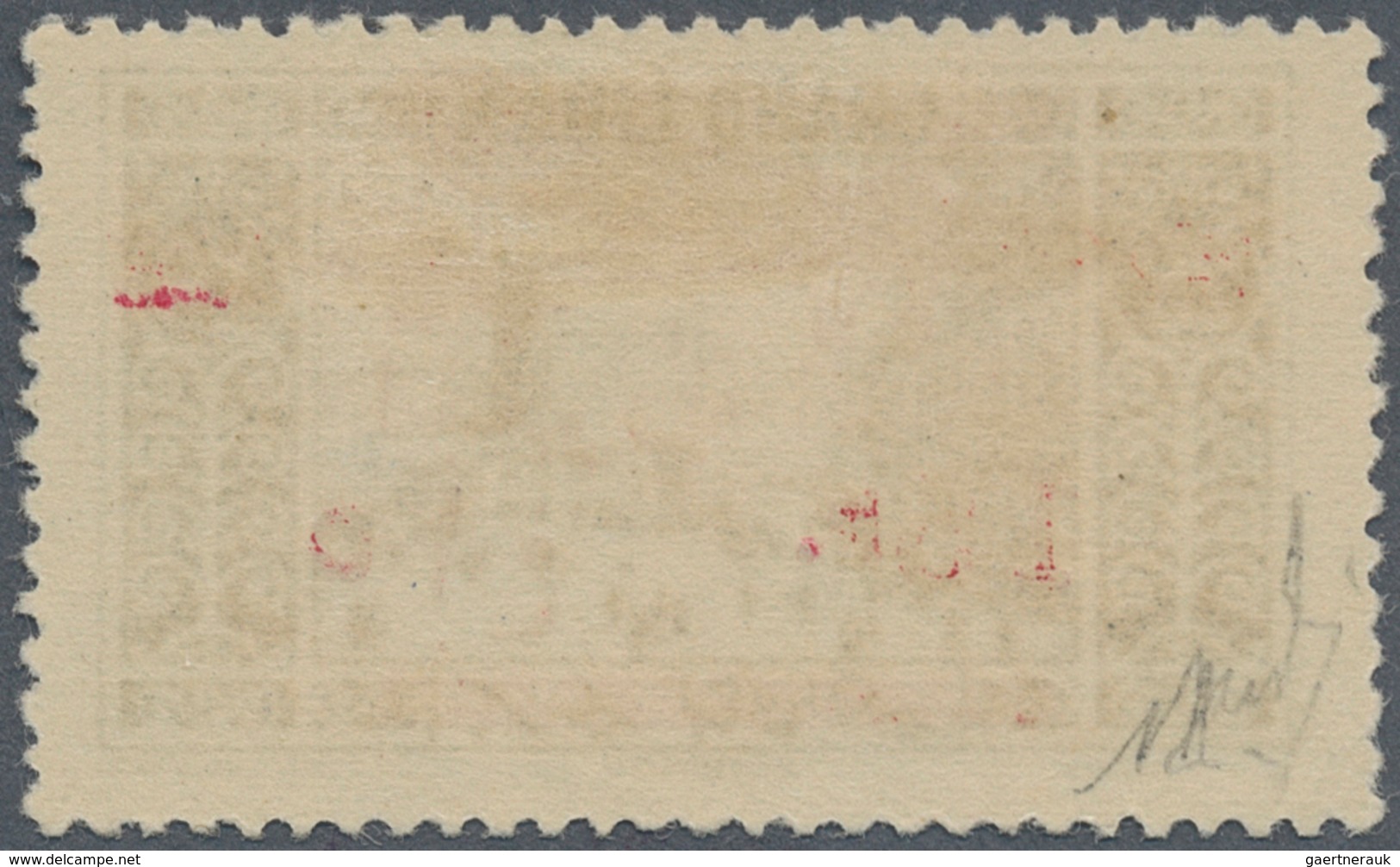 Libanon: 1929, Airmails 15pi. On 25pi. "Small Cipher 15", Fresh Colour, Well Perforated, Mint O.g. P - Liban