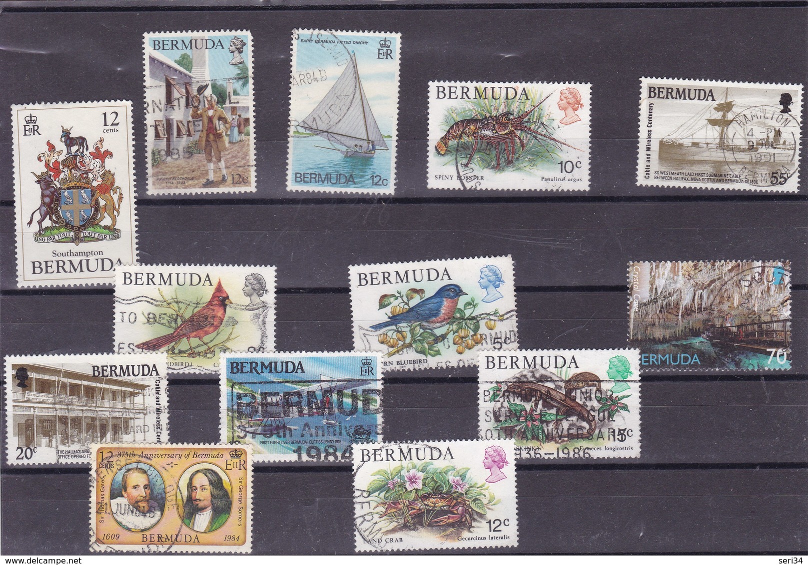 BERMUDES : Y&T : Lot De 13 Timbres Oblitérés - Bermudes