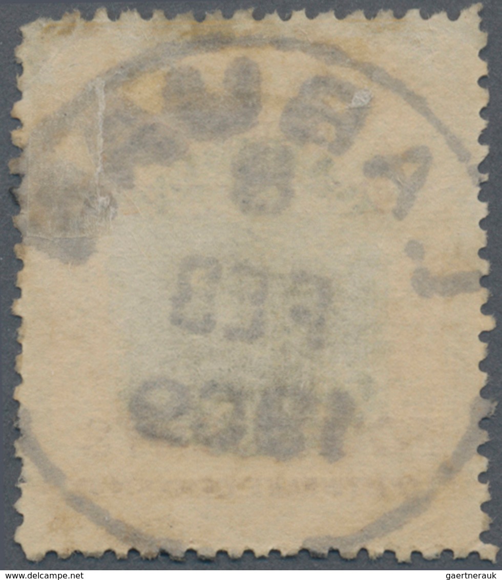 Malaiische Staaten - Straits Settlements: 1906-07 4c. On 12c. Black & Yellow, Variety "No Stop After - Straits Settlements