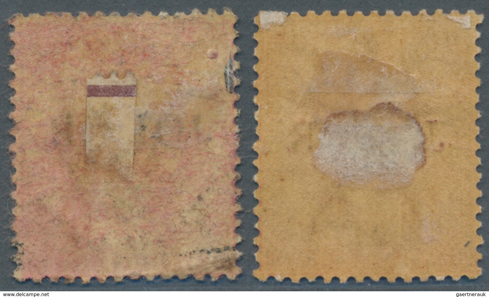 Malaiische Staaten - Johor: 1884/1890, Straits Settlements QV 2c. Pale Rose And Bright Rose With Opt - Johore
