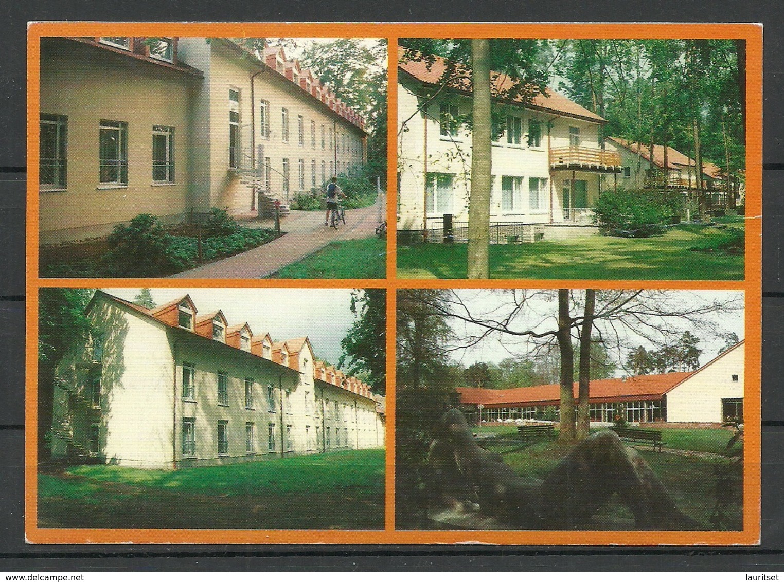 Deutschland Ansichtskarte Brandenburg Klinik 1994 Nach Estland Gesendet, Mit Briefmarke - Brandenburg