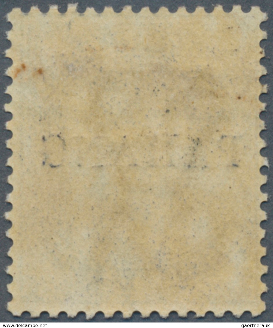 Malaiische Staaten - Pahang: 1889 QV 10c. Slate, Optd. "PAHANG", Mint Very Lightly Hinged With Origi - Pahang