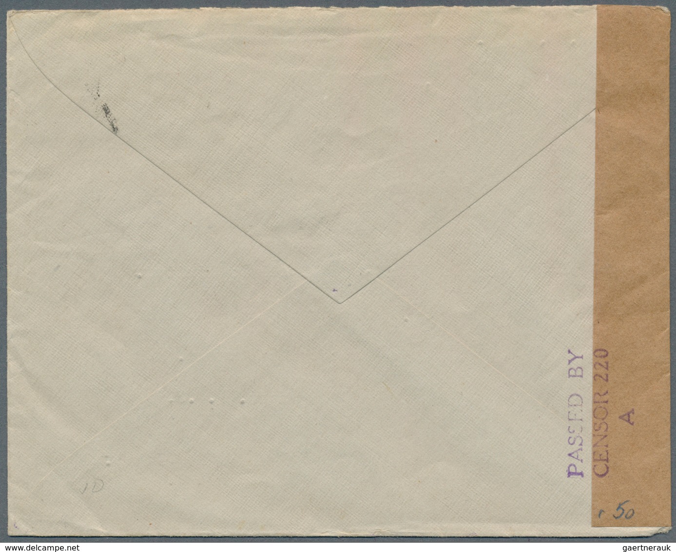 Malaiische Staaten - Pahang: 1941, 8 C Grey, Single Franking On Cover With Cds TANAH RATA / MALAYA, - Pahang