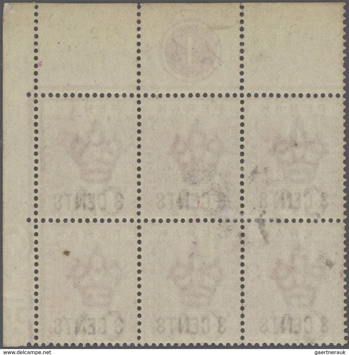 Malaiische Staaten - Perak: 1900/1950, Group Of Seven Blocks Of Four/six With CONTROLS. - Perak