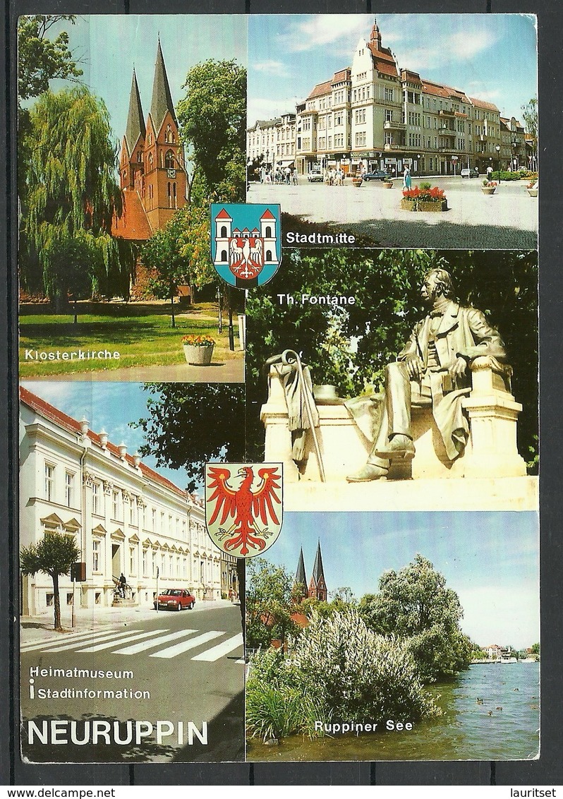 Deutschland Ansichtskarte NEURUPPIN Gesendet, Mit Briefmarke - Neuruppin