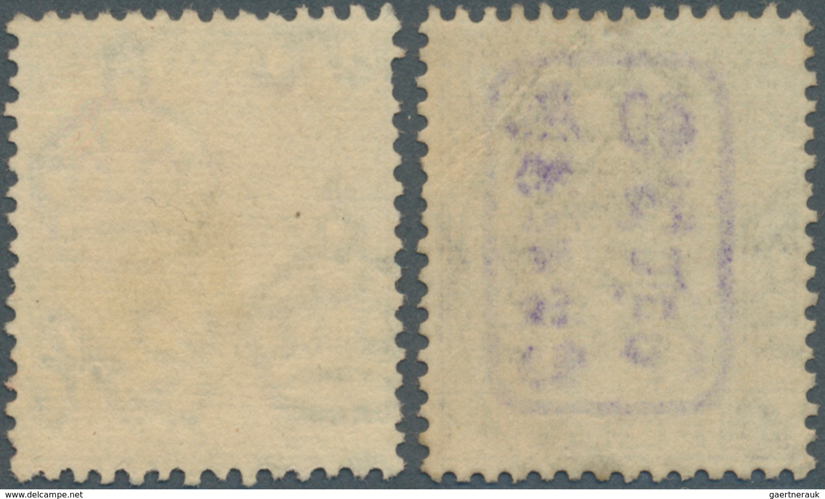 Malaiische Staaten - Perak: Japanese Occupation, 1942, General Issues, Small Seal Ovpts: 5 C., Viole - Perak