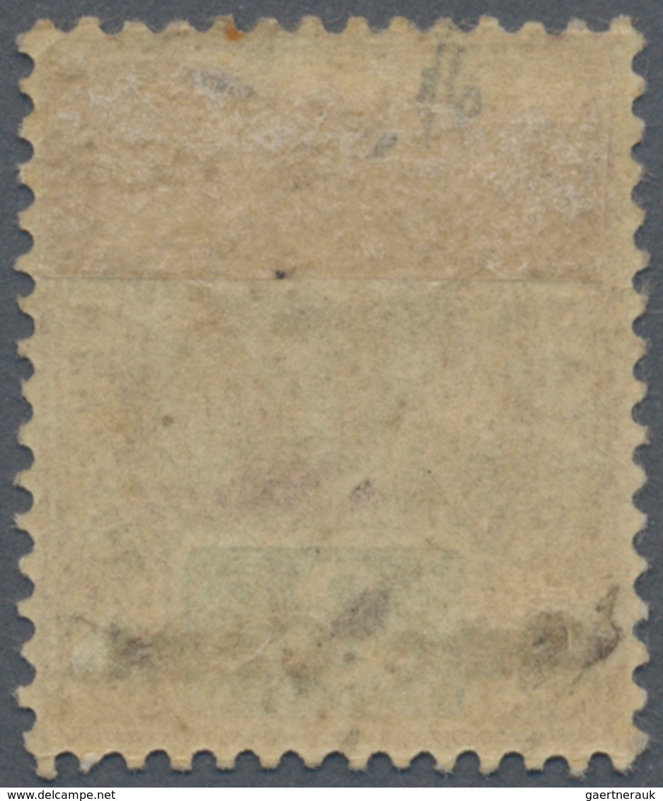 Malaiische Staaten - Sarawak: 1892, Sir Charles Brooke 3c. Purple And Blue With DOUBLE Surcharge 'On - Autres & Non Classés