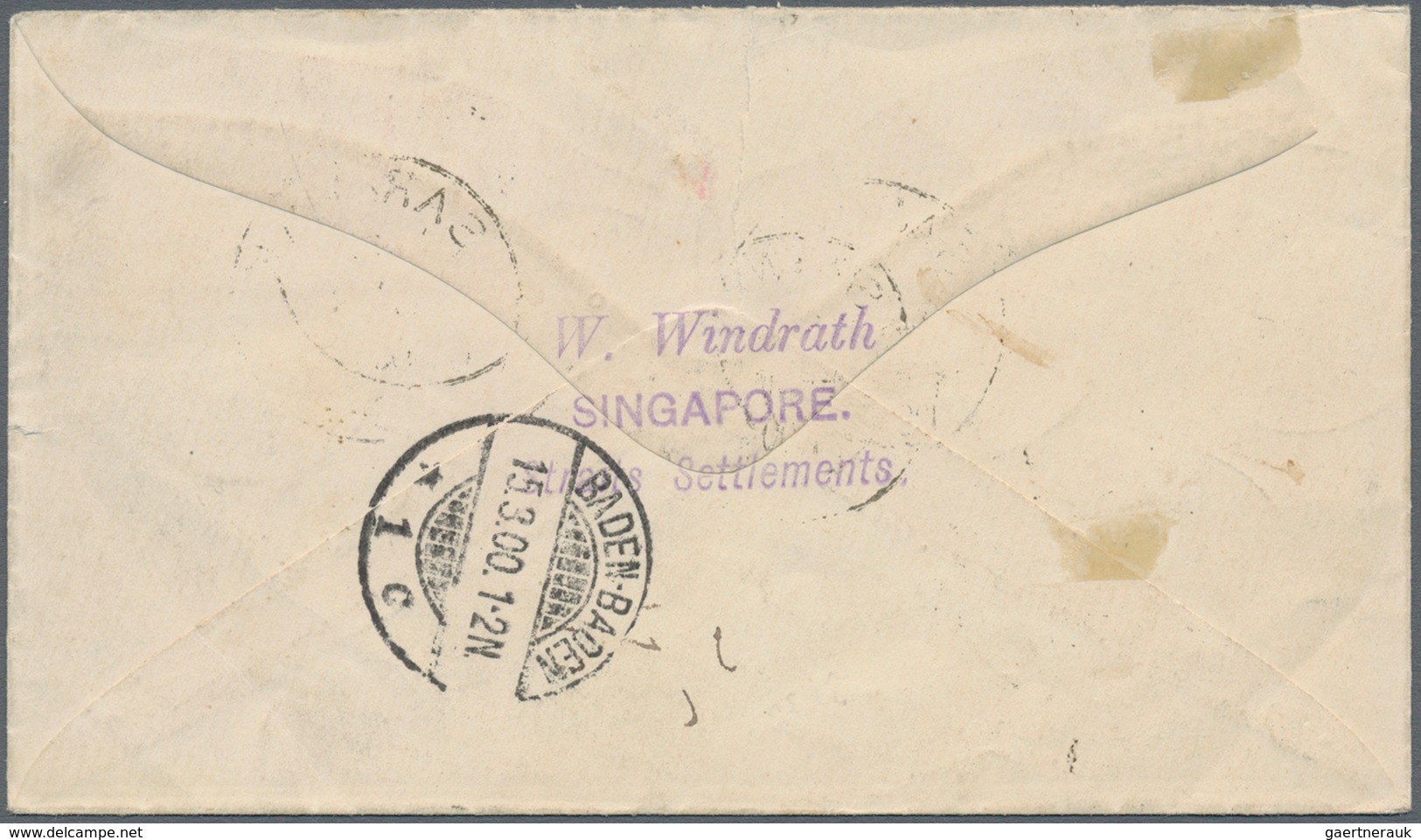 Malaiische Staaten - Sarawak: 1900-1919: Cover And Two P/s Cards Used To Europe/Australia, With 1) 1 - Autres & Non Classés