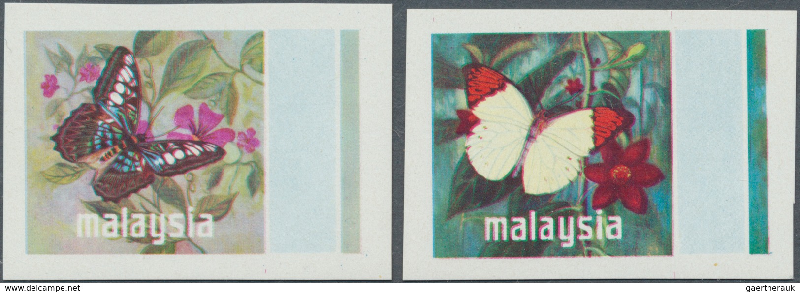 Malaysia: 1971, Butterflies For The Different Malayan States Incl. 5c. 'Parthenos Sylvia Lilacinus' - Malaysia (1964-...)