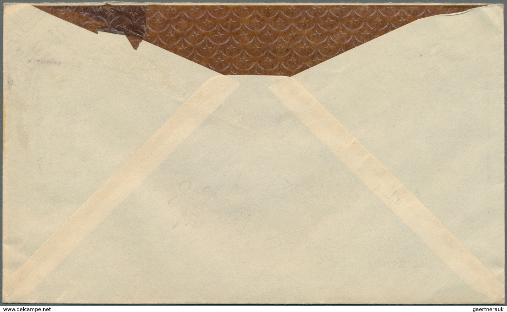 Mandschuko (Manchuko): 1937, 4 F. (pair) And 10 F. Tied "Harbin 4.3.18" To Air Mail Cover To Dairen - 1932-45 Mandchourie (Mandchoukouo)