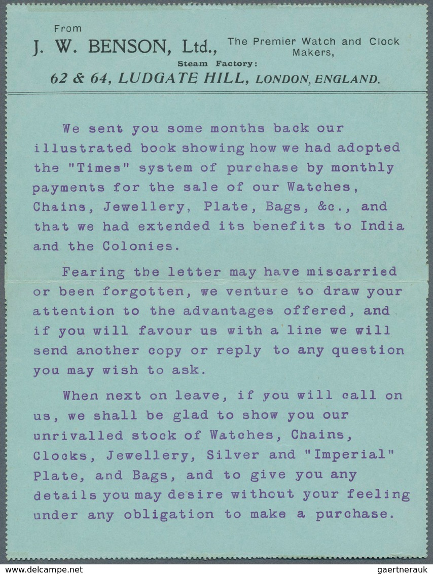 Nordborneo: 1905, Incoming GB Letter Card KEVII 1d. Red "LONDON SP 5 05" To Sandakan With Arrival Ma - Bornéo Du Nord (...-1963)