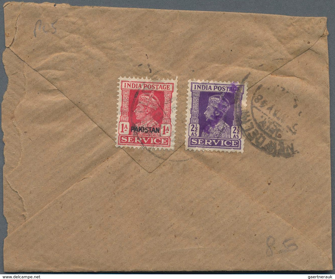Pakistan: 1948 Ca.: Three Offical Covers From Lahore To The Accoutant General, Central Revenue, New - Pakistan