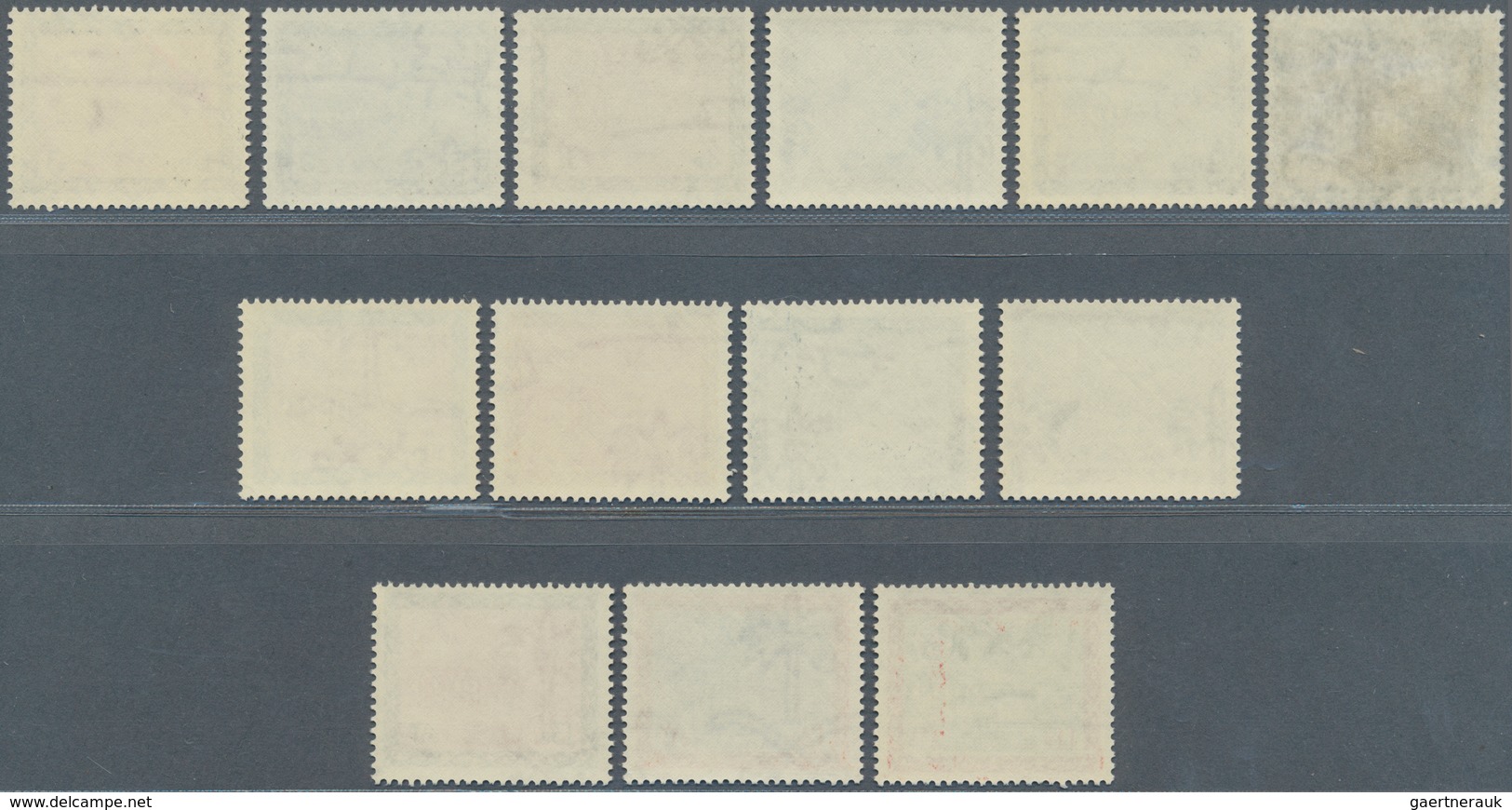 Saudi-Arabien: 1967/74, Dam With Watermark 1 P.-13 P. Set, The 1 Pia. Unused Mounted Mint, Otherwise - Arabie Saoudite