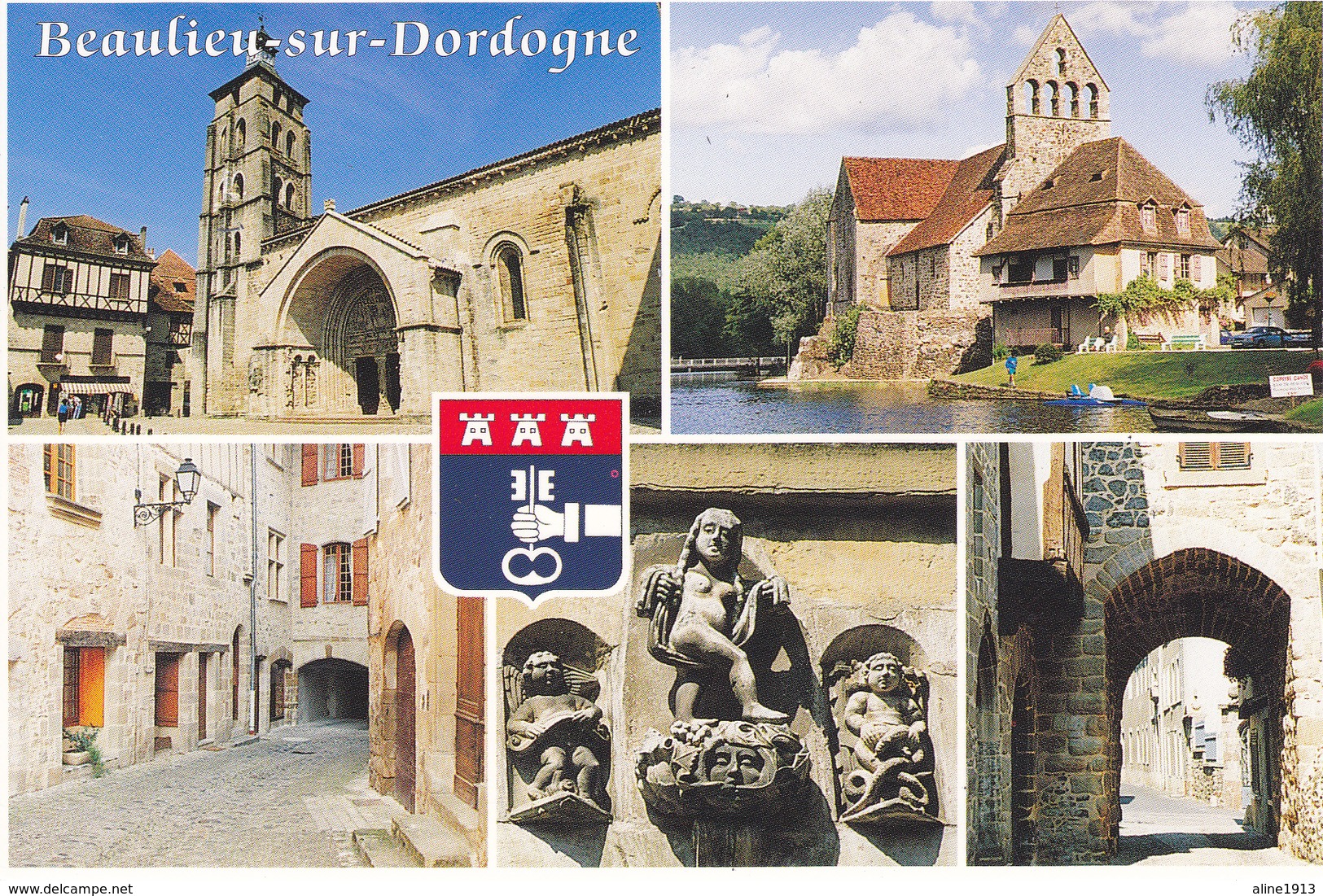 19 BEAULIEU SUR DORDOGNE - MULTIVUES - BLASON - Other & Unclassified