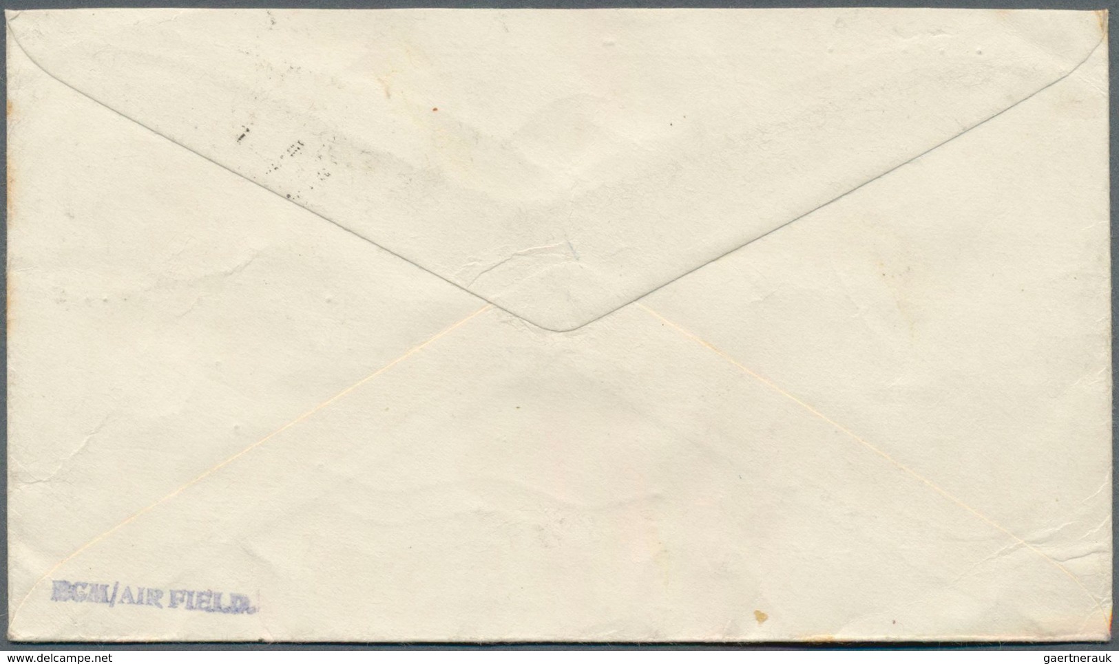 Singapur: 1933, Airmail Letter "By KLM 1st Sigapore-Amsterdam Direct Flight" Addressed To Birmingham - Singapour (...-1959)