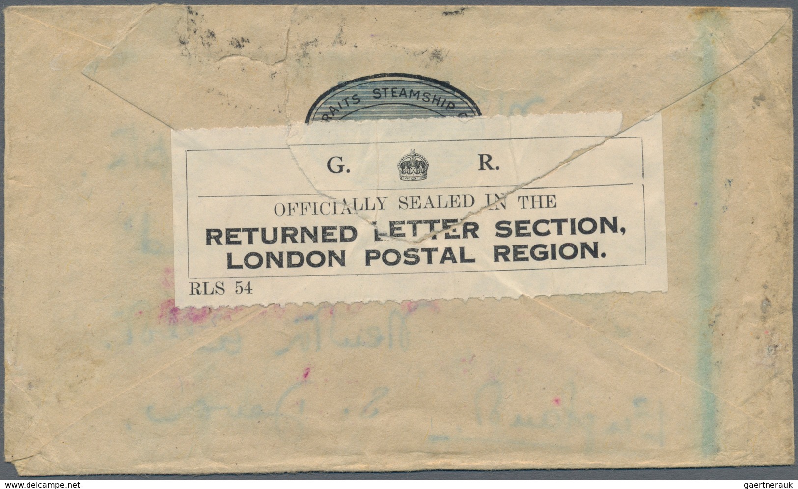 Singapur: 1939, Crash Mail Envelope With Twolined "SALVAGED MAIL/EX CENTURION". Mail Left Malaya In - Singapour (...-1959)