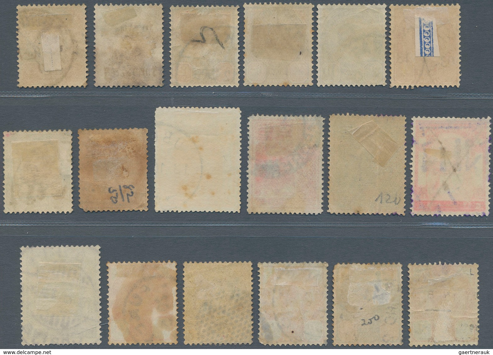 Thailand: 1883-1910, 18 Classic Stamps With Unusual Cancellations Including Kedah, Puket, Chaiya, Si - Thaïlande