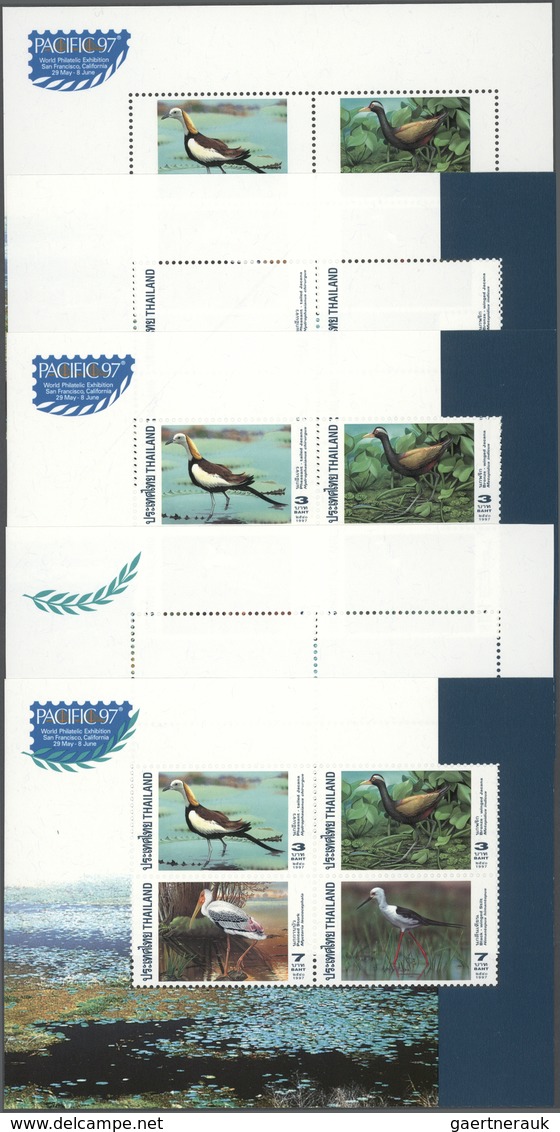 Thailand: 1997. Progressive Proof (11 Phases Inclusive Original) For The Souvenir Sheet Of The WATER - Thaïlande