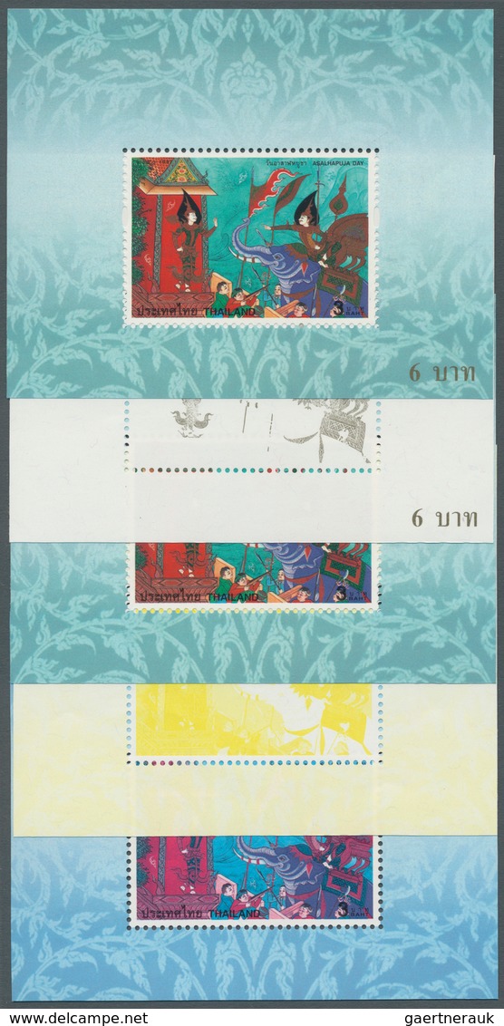 Thailand: 1997. Progressive Proof (11 Phases Inclusive Original) For A Souvenir Sheet Of The ASALHAP - Thaïlande