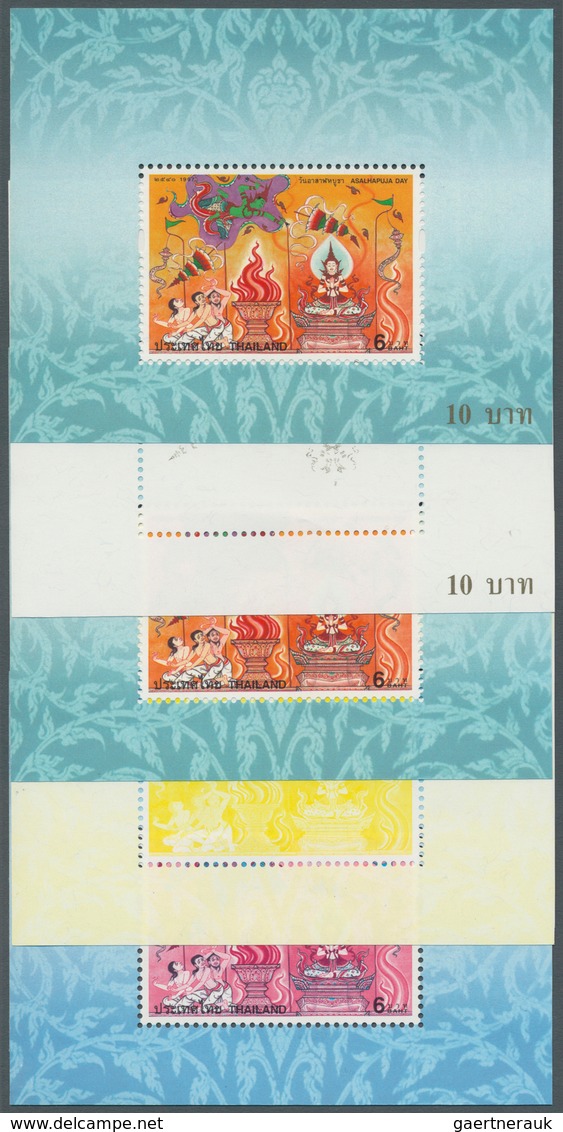 Thailand: 1997. Progressive Proof (11 Phases Inclusive Original) For A Souvenir Sheet Of The ASALHAP - Thaïlande