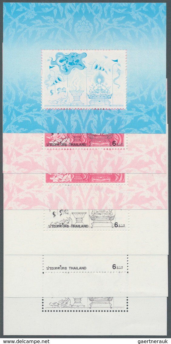 Thailand: 1997. Progressive Proof (11 Phases Inclusive Original) For A Souvenir Sheet Of The ASALHAP - Thaïlande