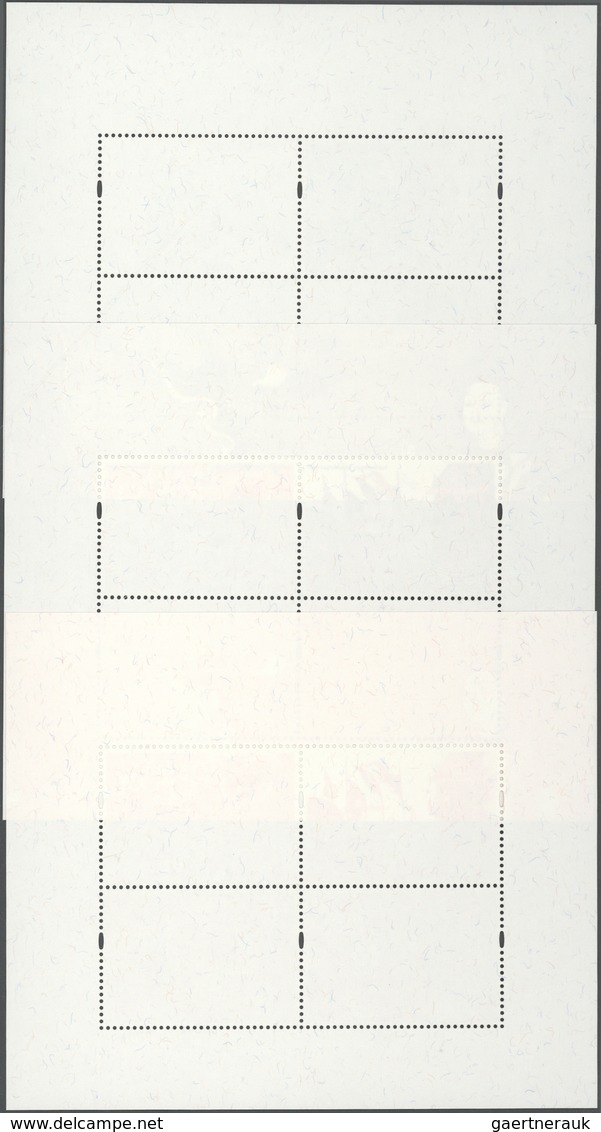 Thailand: 1997. Progressive proof (11 phases inclusive original) for the souvenir sheet of the ASALH