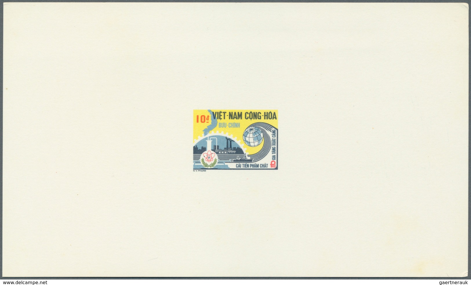 Vietnam-Süd (1951-1975): 1975, Electricity, Development Etc. Unissued Sets (4): Epreuves De Luxe (11 - Viêt-Nam