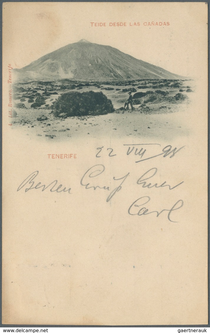 Thematik: Antarktis / Antarctic: 1898: Deutsche Valdivia Tiefsee-Expedition: Ansichtskarte Aus Tener - Sonstige & Ohne Zuordnung