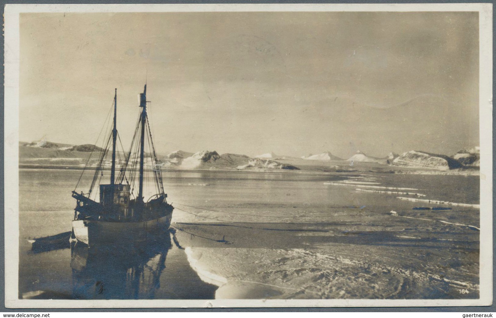 Thematik: Arktis / Arctic: 1913/1929, Spitsbergen. Lot Of 3 Different Picture Postcard Concerning SP - Autres & Non Classés