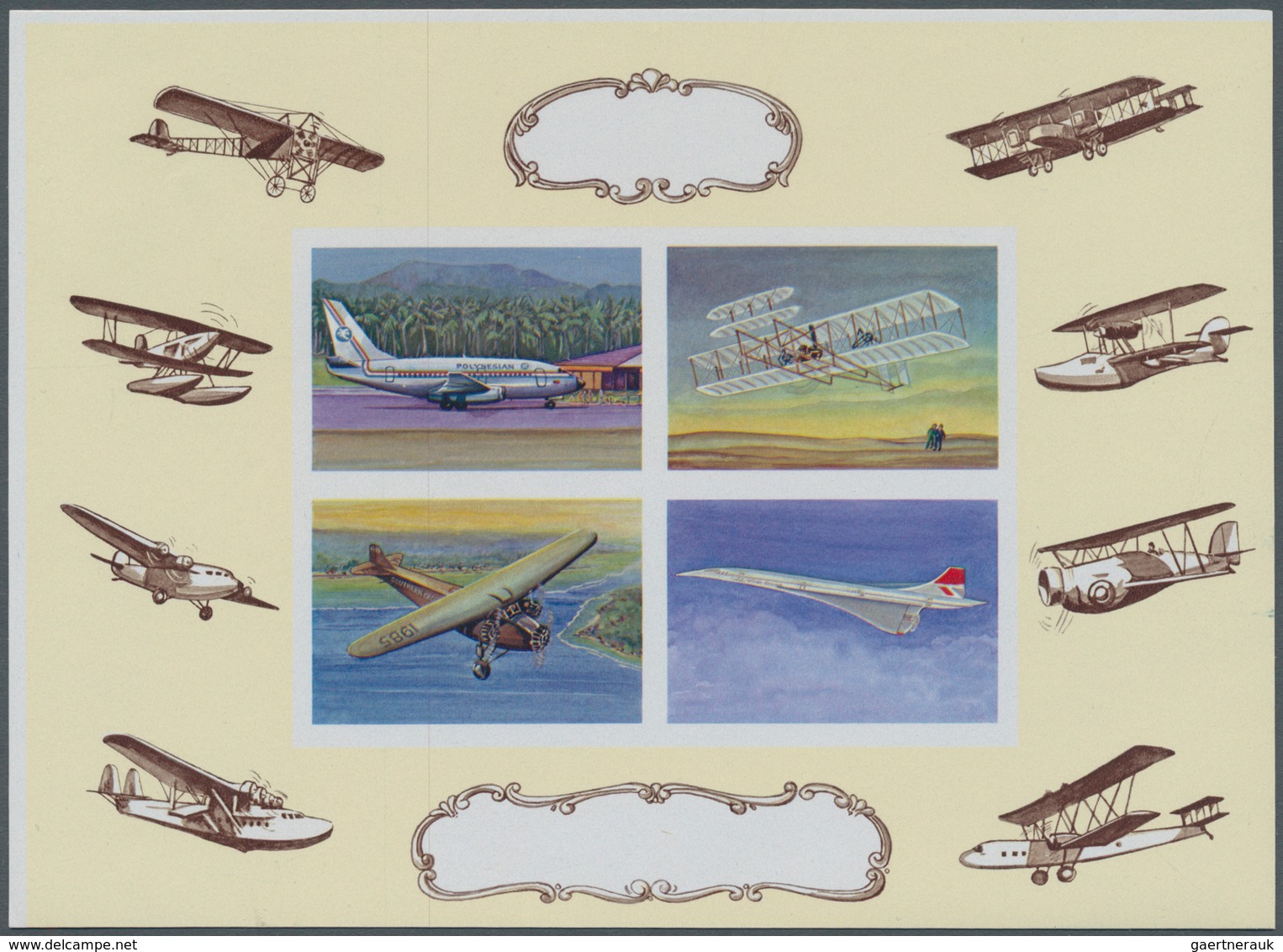 Thematik: Flugzeuge, Luftfahrt / Airoplanes, Aviation: 1978, SAMOA: Progress In Aviation Miniature S - Flugzeuge