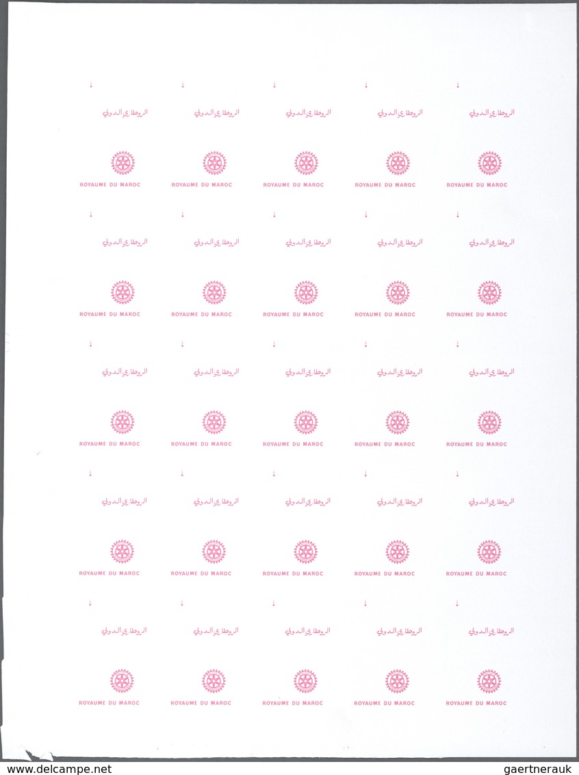 Thematik: Internat. Organisationen-Rotarier / Internat. Organizations-Rotary Club: 1974, MAROKKO: Ro - Rotary Club